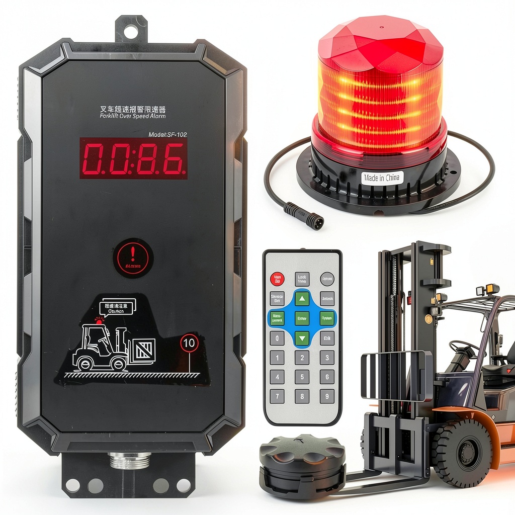 Saladulce vehicle speed alarm mounted on a dashboard