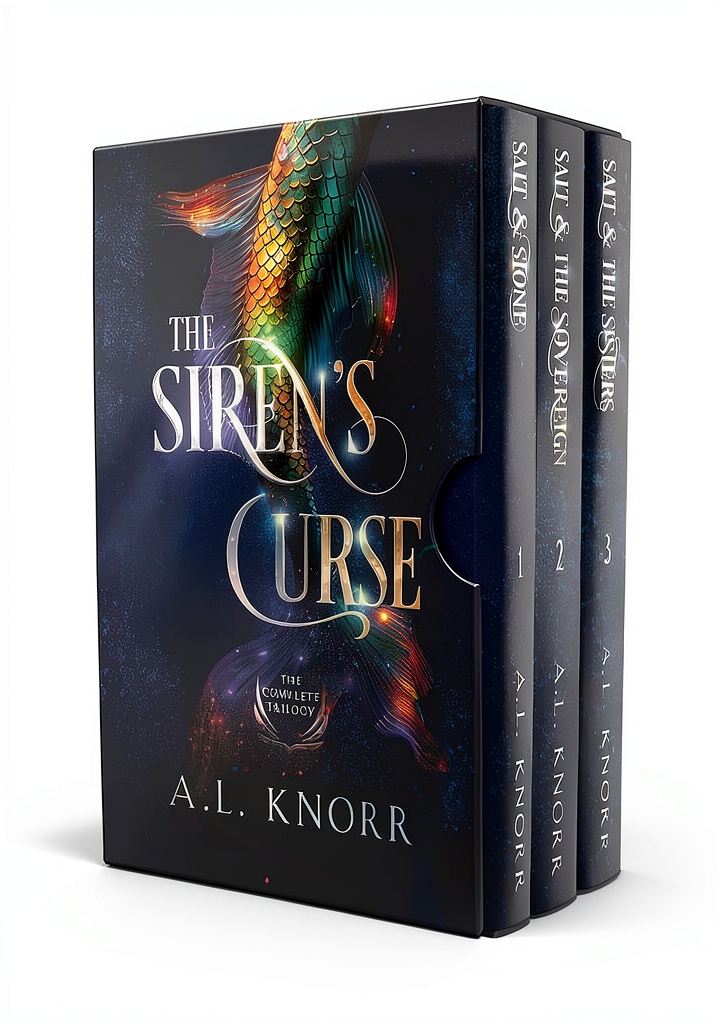 Cover of the mermaid fiction book showing fantasy elements