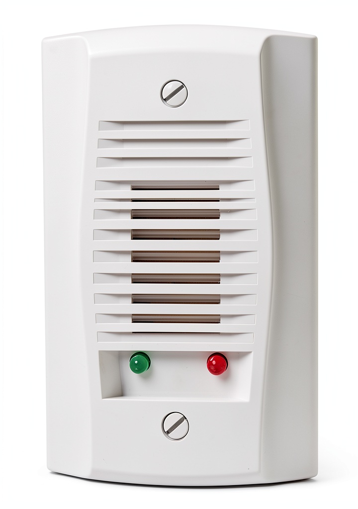 System Sensor remote annunciator installed in a single gang box