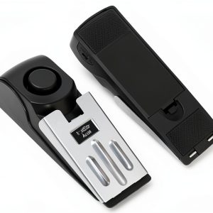 WLERIR Door Stop Alarm Under Door Mount Black Security-0