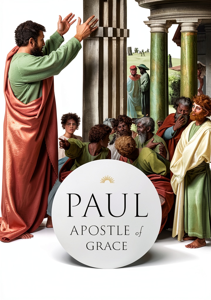 Reader using the Paul biography Kindle edition on a tablet