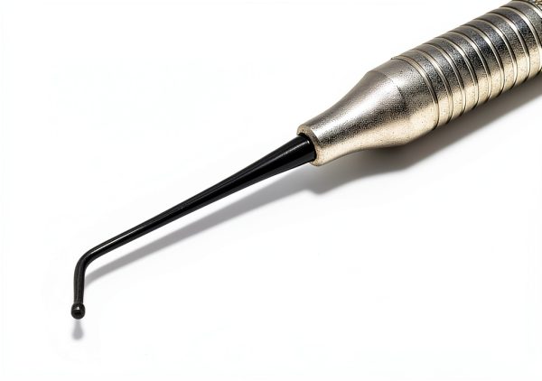 Ball Burnisher #18 Double End Black Tip Stainless Steel Artifol-6