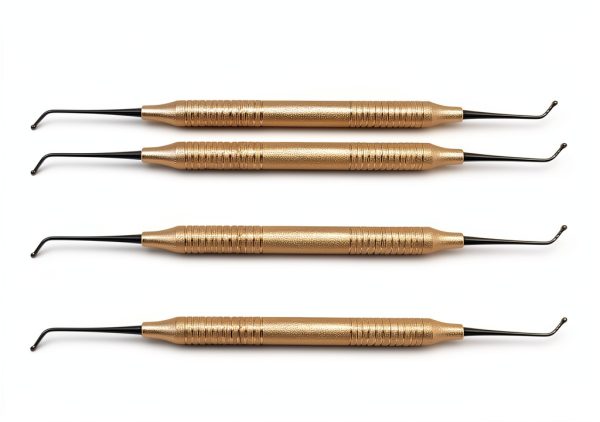 Ball Burnisher #18 Double End Black Tip Stainless Steel Artifol-1