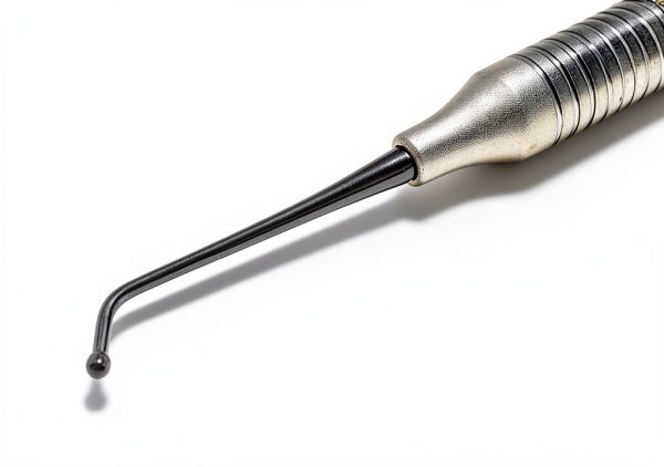 Ball Burnisher #18 Double End Black Tip Stainless Steel Artifol-5