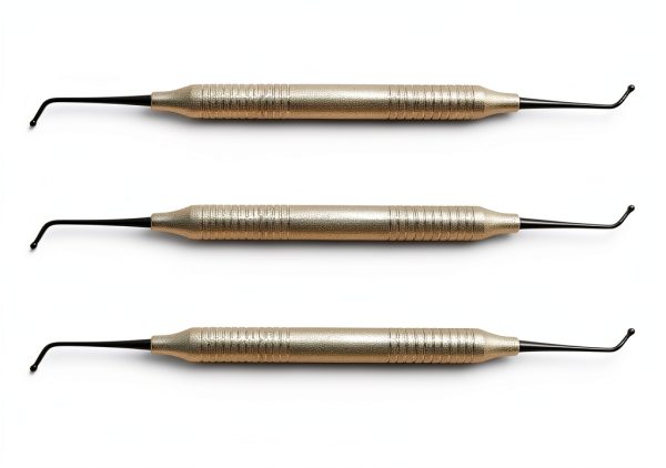 Ball Burnisher #18 Double End Black Tip Stainless Steel Artifol-0