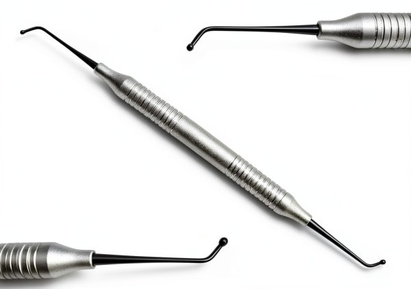 Ball Burnisher #18 Double End Black Tip Stainless Steel Artifol-2