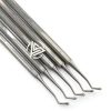 WSI Dental Burnisher #21 Acorn Double-Ended 5 Pack Stainless Steel-2