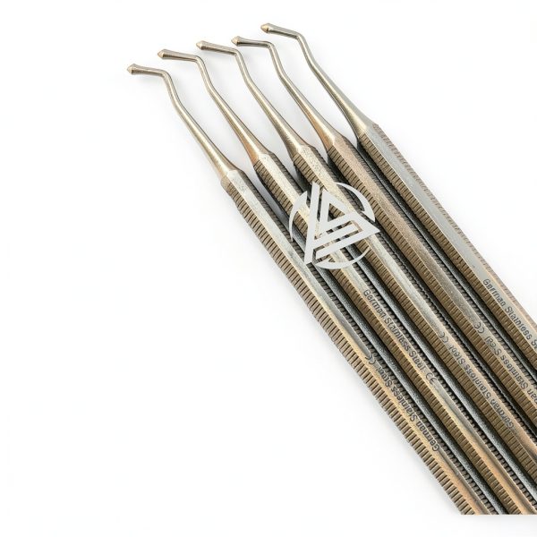 WSI Dental Burnisher #21 Acorn Double-Ended 5 Pack Stainless Steel-1